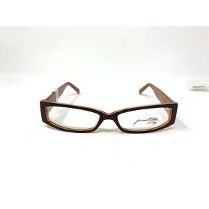Junction City Eyeglasses JC Bryant Park Brown Laminate Flex Hinge 54 [] 15 -140